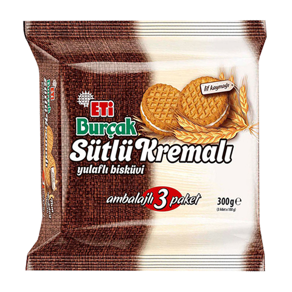 ETİ BURÇAK KREMALI BİSKÜVİ 300 GR