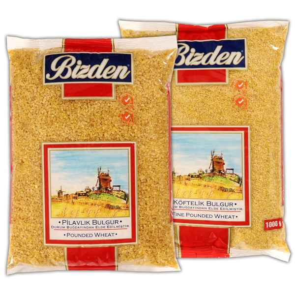 BİZDEN PİLAVLIK/KÖFTELIK BULGUR 1 KG