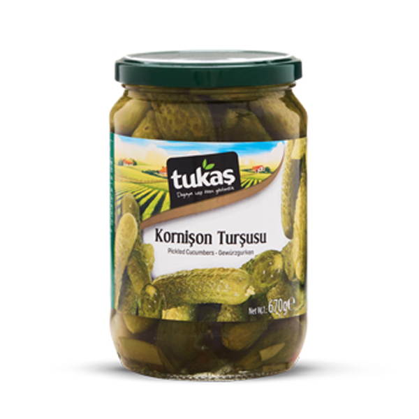 TUKAŞ KORNİŞON TURŞU 670 GR