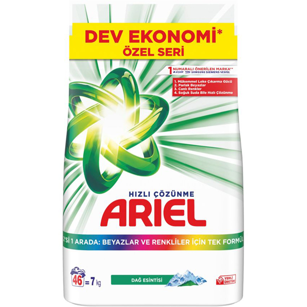 ARİEL 7 KG *DAĞ ESİNTİSİ (BEYAZ&RENKLİLER)