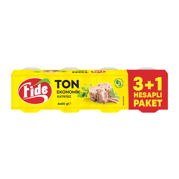 FİDE TON BALIĞI EKONOMİK 4x80 GR