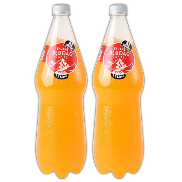 ULUDAĞ EFSANE GAZOZ PORTAKAL 1,5 LT 