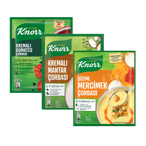 KNORR ÇORBA ÇEŞİTLERİ