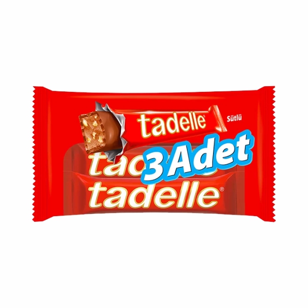 TADELLE DOLGULU SÜTLÜ ÇİKOLATA 3*30 GR
