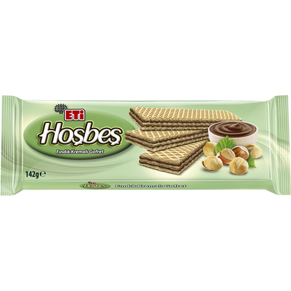 ETİ HOŞBEŞ FINDIKLI GOFRET 142 GR