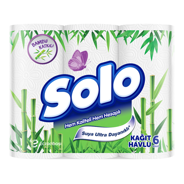 SOLO HAVLU 6’LI *BAMBU