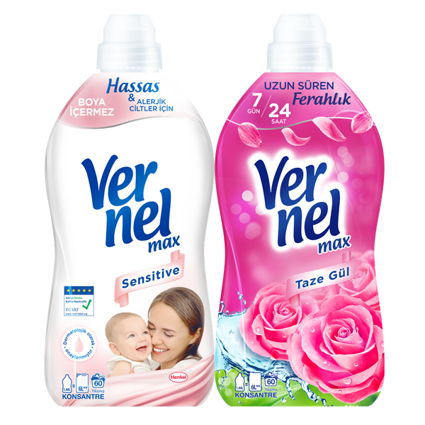VERNEL MAX 1440 ML *SENST. *GÜL *NERGİZ&LAVANTA