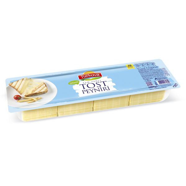 TÜRKOVA DİLİMLİ TOST PEYNİRİ 1 KG