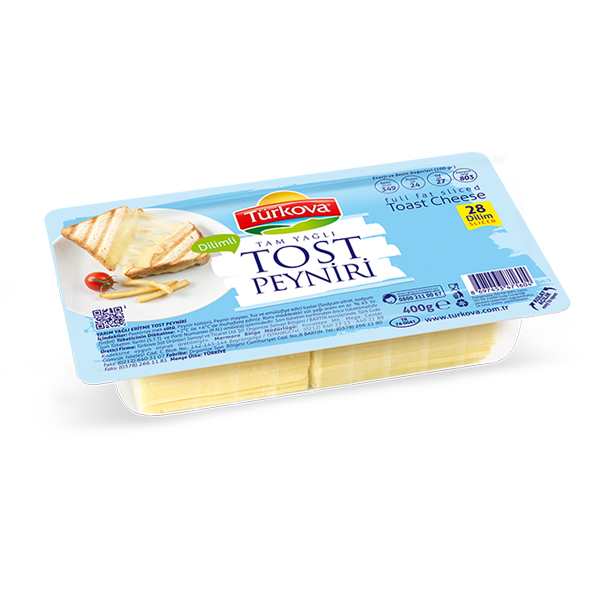 TÜRKOVA DİLİMLİ TOST PEYNİRİ 400 GR