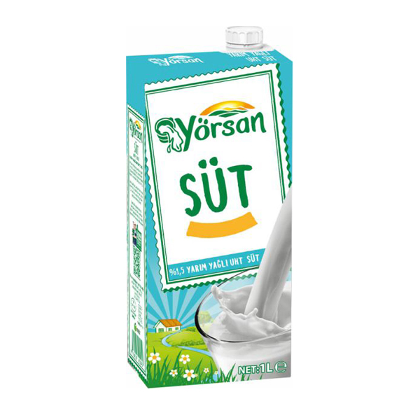 YÖRSAN Y.YAĞLI SÜT 1 LT