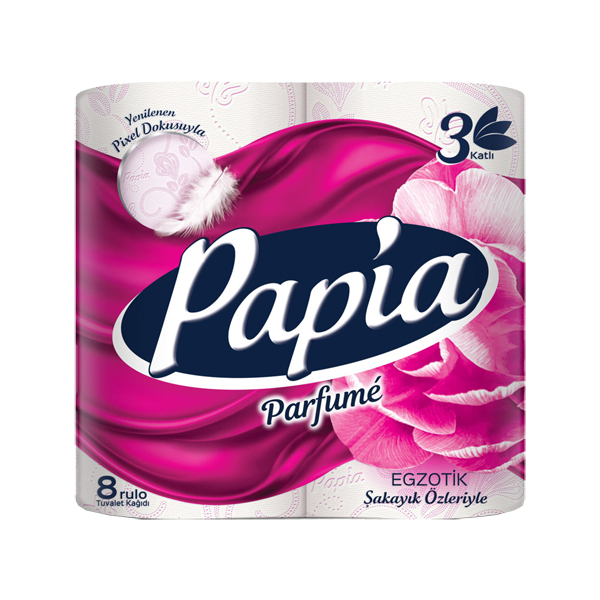 PAPİA T.KAĞIDI 8’Lİ *PARFÜMLÜ