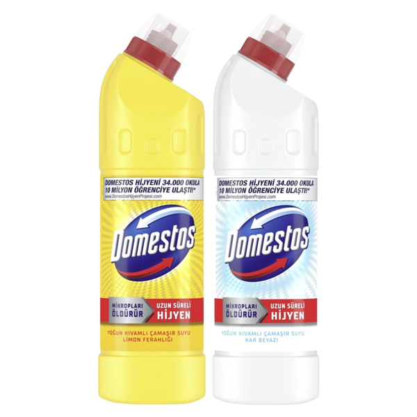 DOMESTOS ÇAM.SUYU 750 ML *KAR BEYAZ *LİMON *DAĞ EST.