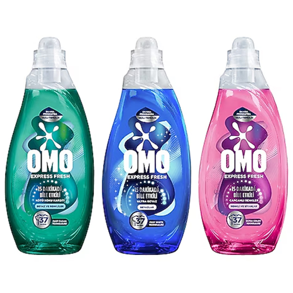 OMO SIVI EXPRESS 37 YIK. 1480ML *BEYAZ *RENKLİ&BEYAZ