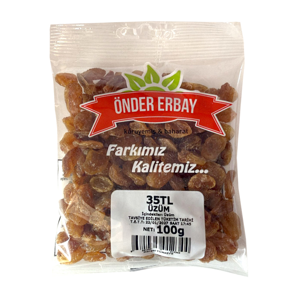 ÖNDER ERBAY KURU ÜZÜM 100 GR