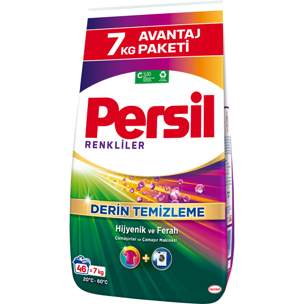PERSİL 7 KG *DERİN GÜL *OKYANUS *RENKLİ