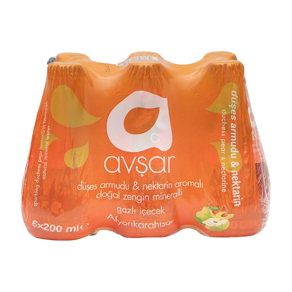 AVŞAR MEYVELİ SODA 6*200 ML ÇŞT.