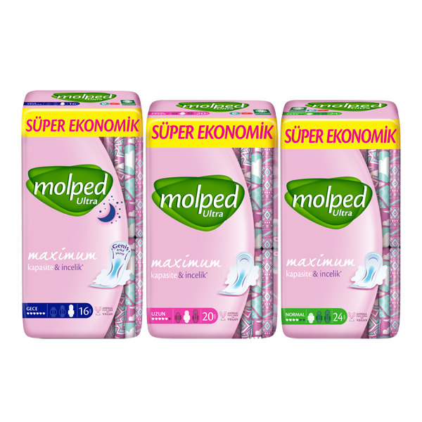 MOLPED ULT.HİJ. PED ANATOMİK *NORMAL 24'LÜ *UZUN 20'Lİ *GECE 16'LI
