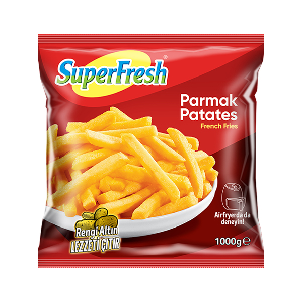 SUPERFRESH PATATES PARMAK 9X9 1000 GR 