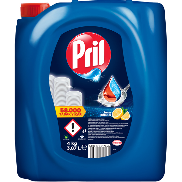 PRİL BULŞ. SIVI 4 KG *LİMON